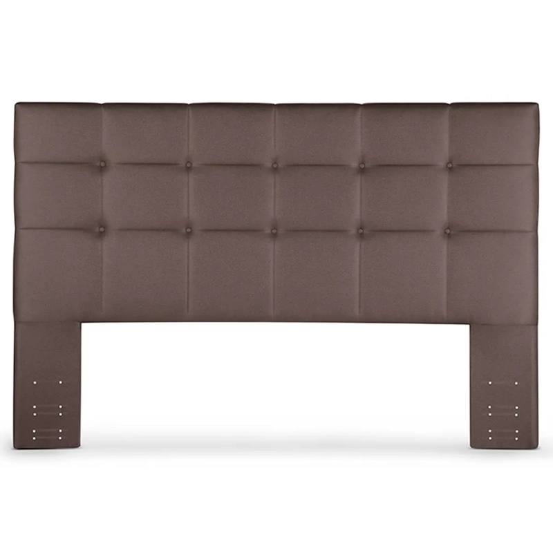 BOX SPRING ROSEN TEMPO BD 2 PLAZAS + RESPALDO ISSEY GRAFITO - 2