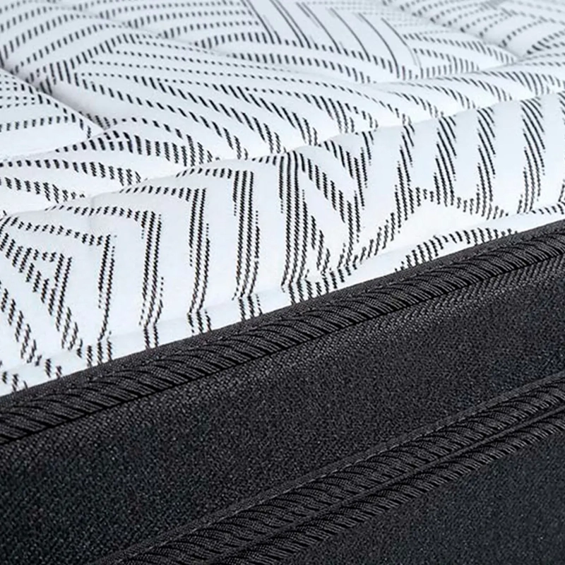 BOX SPRING ROSEN TEMPO BD 2 PLAZAS + RESPALDO ISSEY GRAFITO - 6