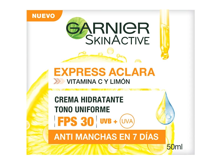 CREMA FACIAL GARNIER HIDRATANTE EXPRESS ACLARA SPF 30 50 ML - 3