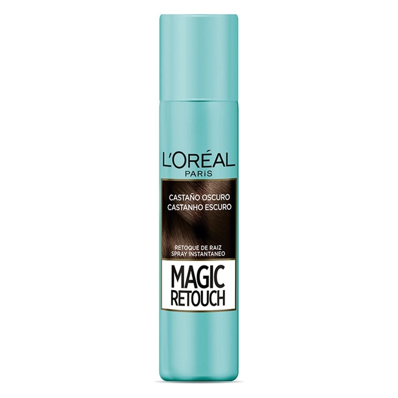 TINTE MAGIC RETOUCH COLORACION SPRAY CASTAÑO OSCURO - 1