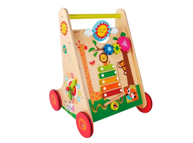 CAMINADORA BEBÉ KIDSCOOL HAPPY LEARNING CAFE CLARO - 1
