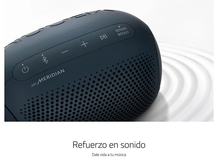 PARLANTE BLUETOOTH LG AUDIO PORTÁTIL XBOOM GO PL2 2020 Negro, foto 7