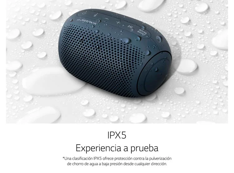 PARLANTE BLUETOOTH LG AUDIO PORTÁTIL XBOOM GO PL2 2020 Negro, foto 8