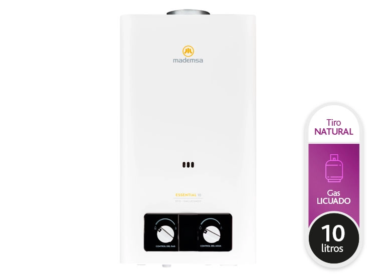CALEFONT GAS LICUADO 10 L MADEMSA TIRO NATURAL ESSENTIAL ECO