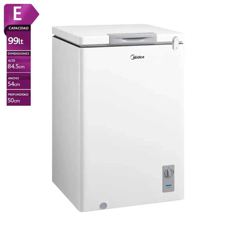 FREEZER HORIZONTAL MIDEA MFH-1000B131 99L DUAL BLANCO - 1
