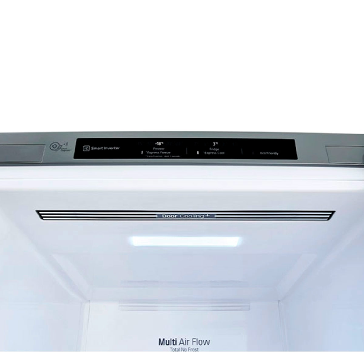 REFRIGERADOR BOTTOM FREEZER LG LB33MPP 306L NO FROST PLATA - 7