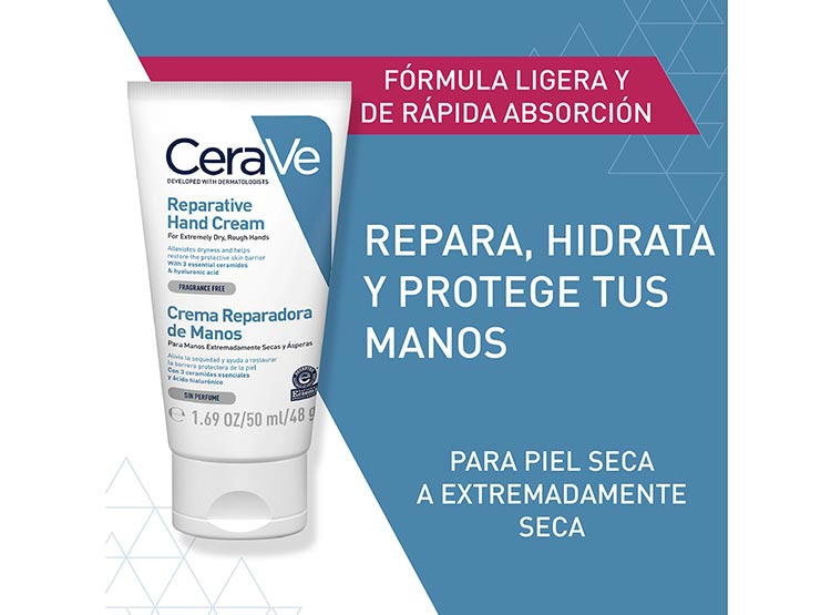 CREMA REPARADORA DE MANOS CERAVE 50 ML - 2