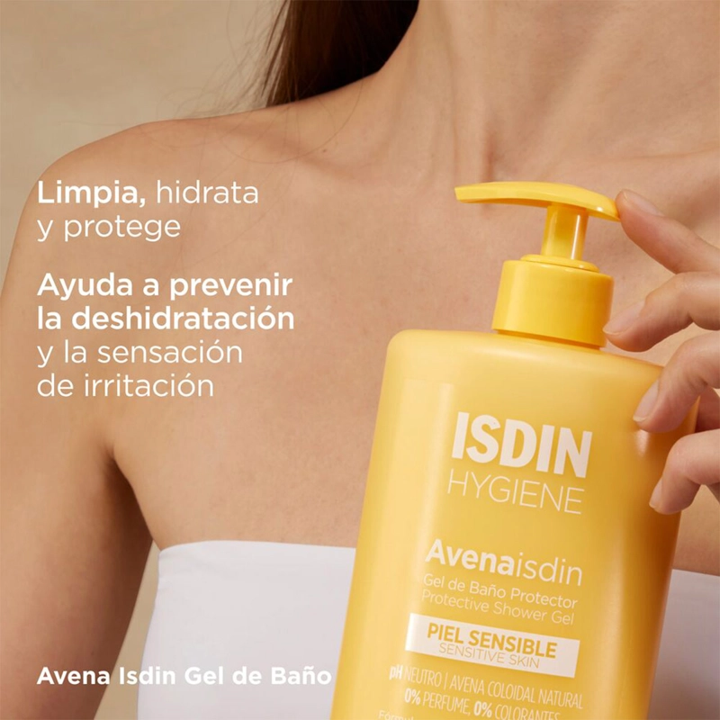 GEL DE DUCHA ISDIN AVENA PIEL SENSIBLE 750 ML - 2