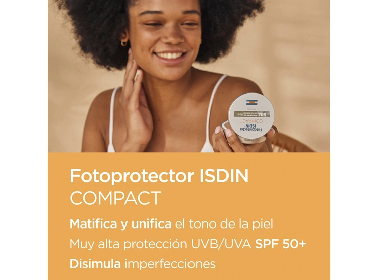 PROTECTOR SOLAR ISDIN COMPACT BRONCE SPF 50+ 10 GR - 2