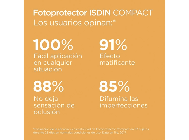 PROTECTOR SOLAR ISDIN COMPACT BRONCE SPF 50+ 10 GR - 3