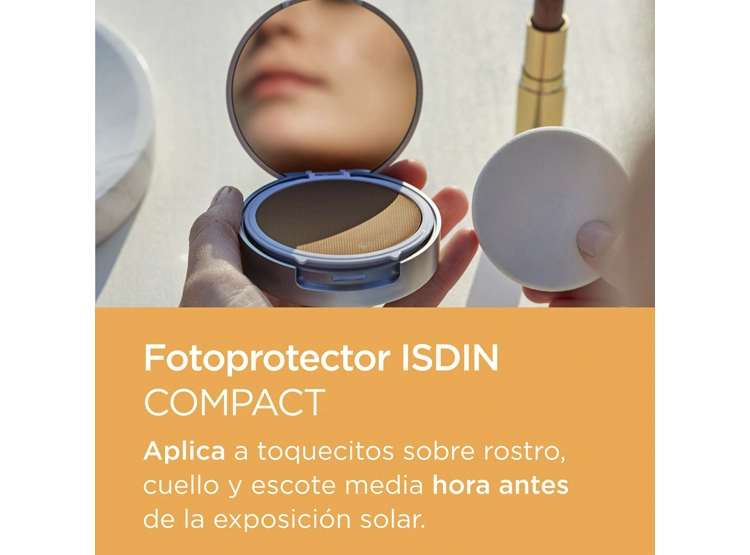 PROTECTOR SOLAR ISDIN COMPACT BRONCE SPF 50+ 10 GR - 4