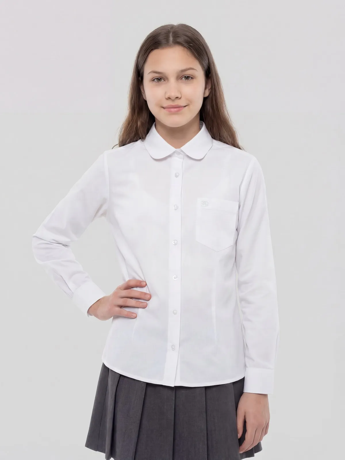 BLUSA ESCOLAR TEST BLANCA - 1