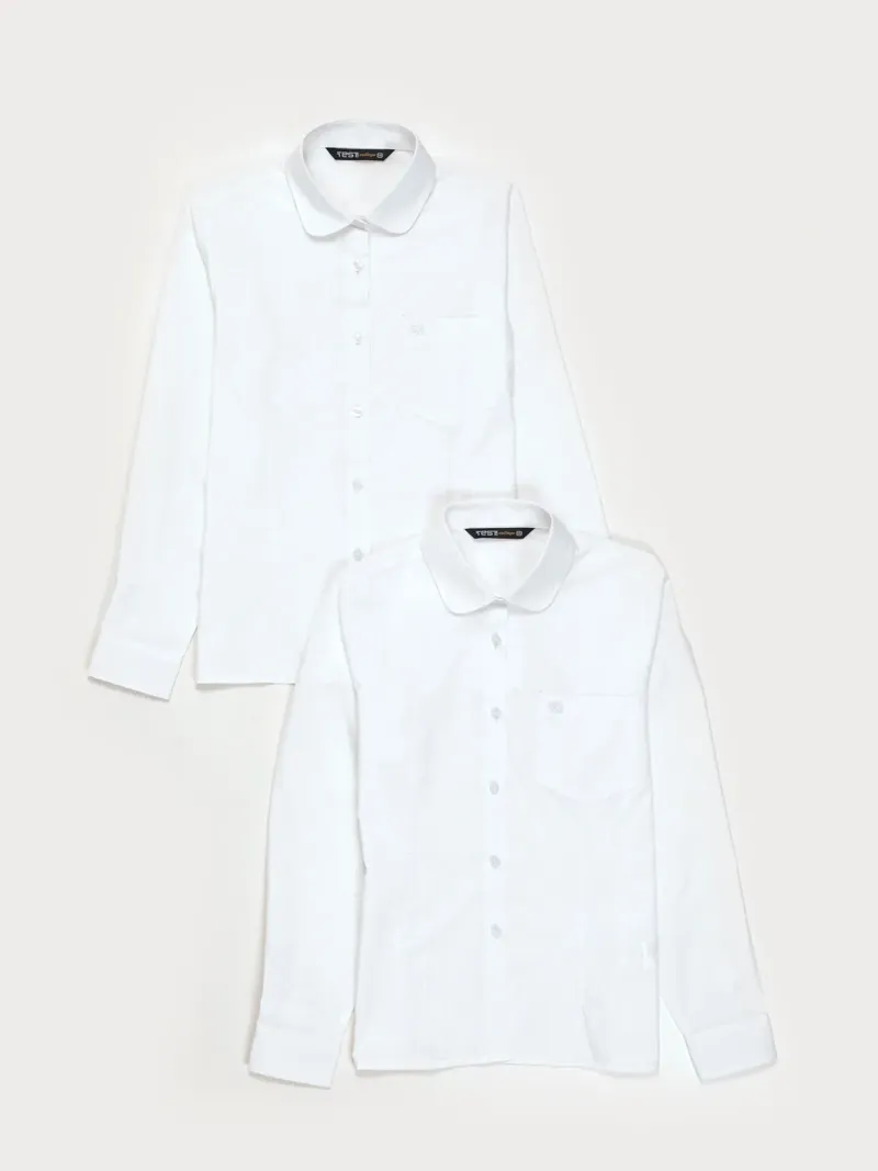 BLUSA ESCOLAR TEST BLANCA - 2