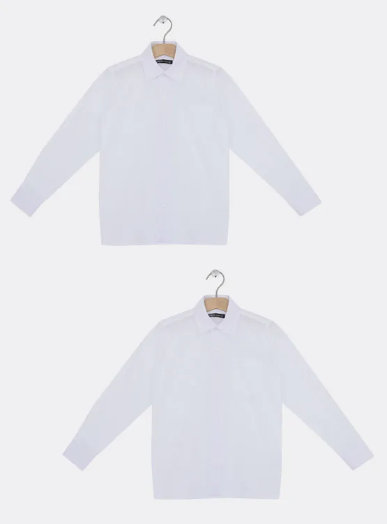 PACK X2 CAMISA ESCOLAR TEST BLANCA - 2