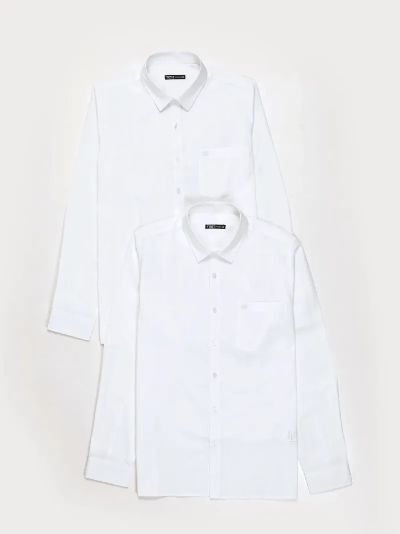 PACK X2 CAMISA ESCOLAR TEST BLANCA - 2