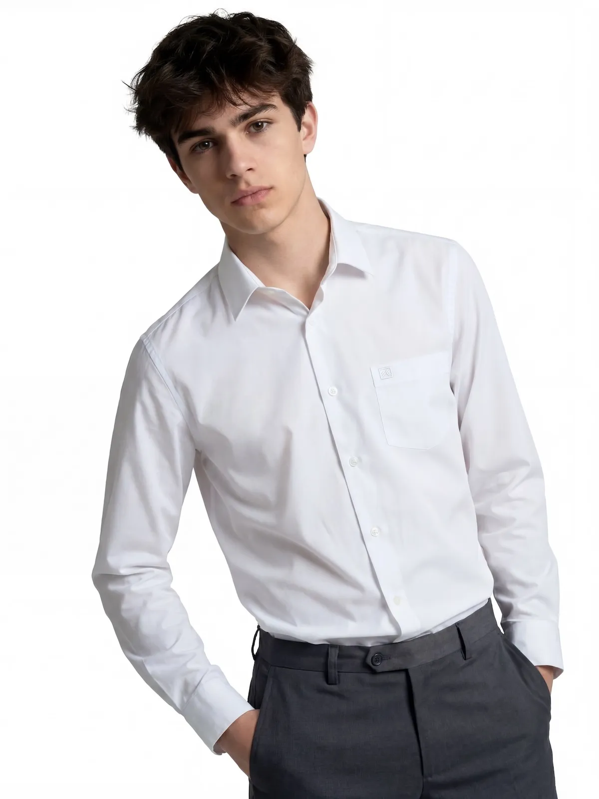 PACK X2 CAMISA ESCOLAR TEST BLANCA - 1