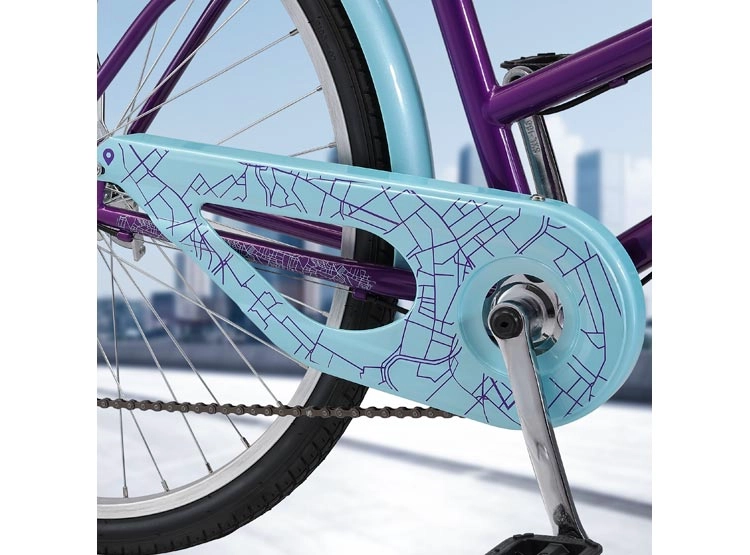 BICICLETA DE PASEO CYCLOTOUR ARO 26 M MORADO - 4