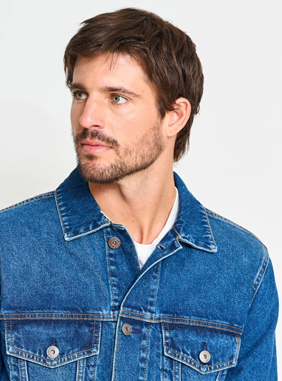 CHAQUETA ALGODÓN HOMBRE PEPE JEANS DENIM CLÁSICA - 3