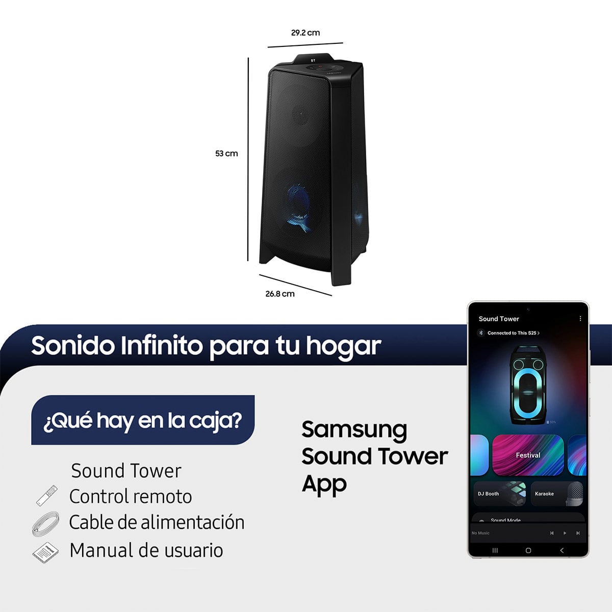 SAMSUNG SOUND TOWER MX-T40 - 3