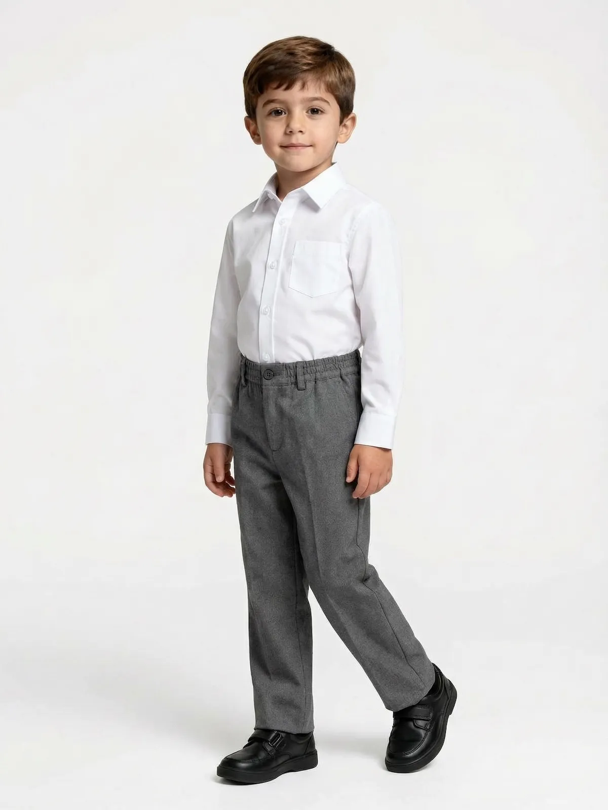 PANTALÓN TEST CLÁSICO KIDS ESCOLAR - 1