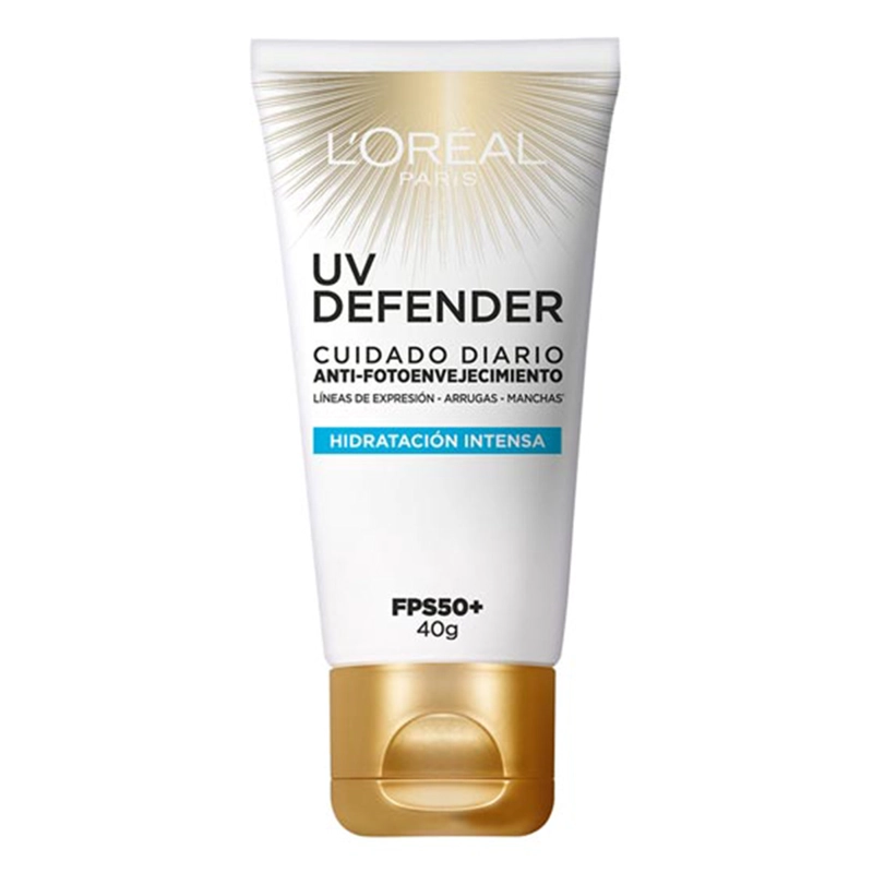 PROTECTOR SOLAR FACIAL LOREAL DERMO EXPERTISE UV DEFENDER HIDRATACIÓN INTENSA SPF 50+ 40 ML - 2