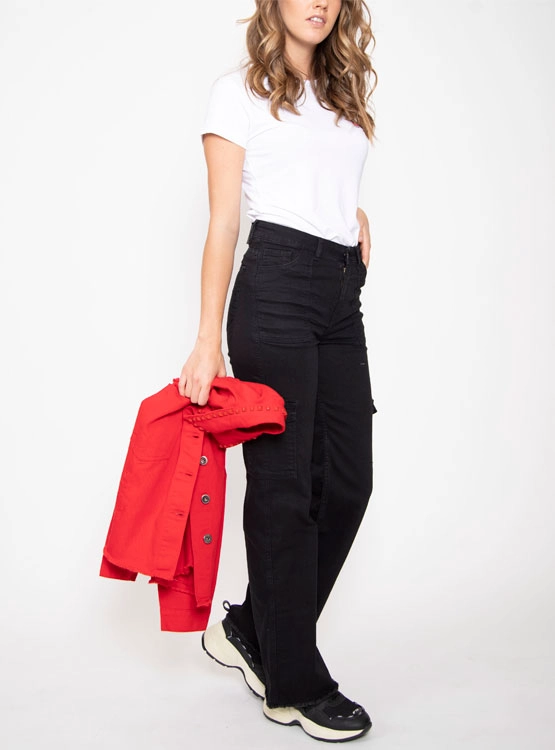 JEANS MUJER ELLUS ALGODÓN CARGO - 2