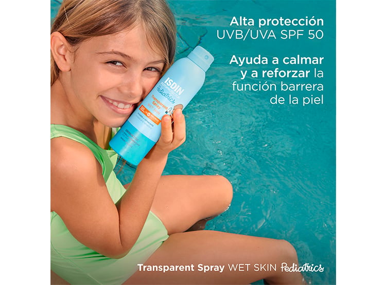 PROTECTOR SOLAR ISDIN TRANSPARENT SPRAY WS PEDIATRICO SPF 50 250 ML - 2