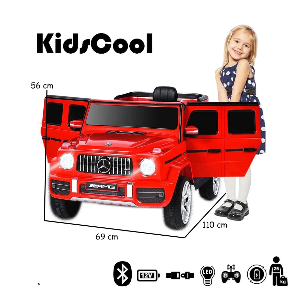 JEEP KIDSCOOL A BATERIA MERCEDES G63 - 3