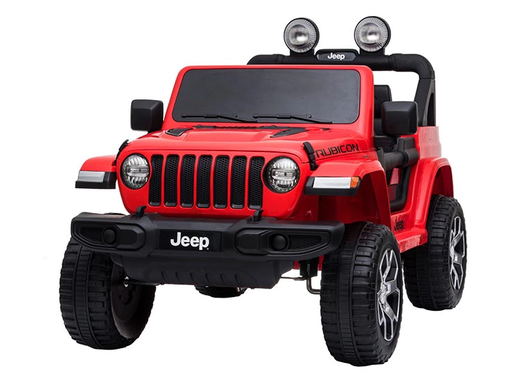 AUTO A BATERIA JEEP RUBICOM ROJO