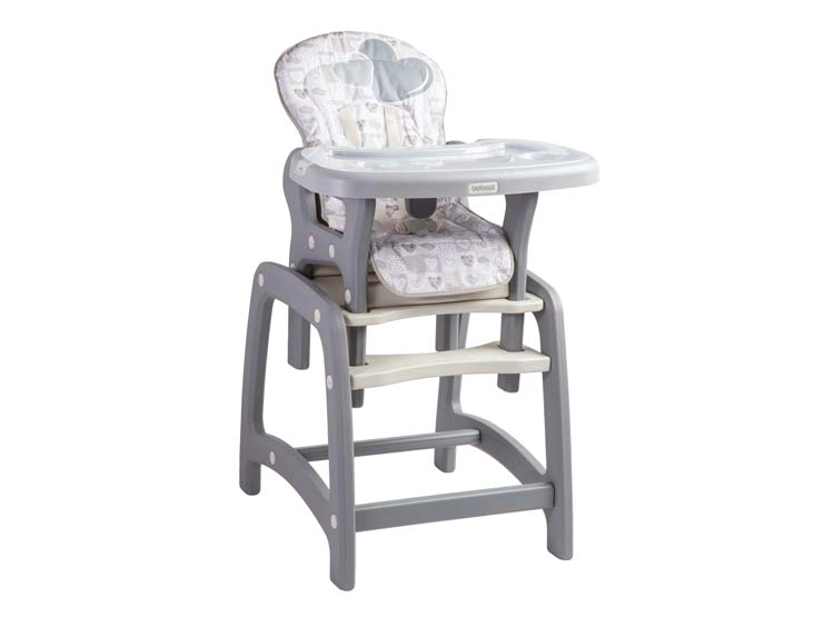 SILLA DE COMER BEBESIT PORTATIL KINDER SX GRIS - 1