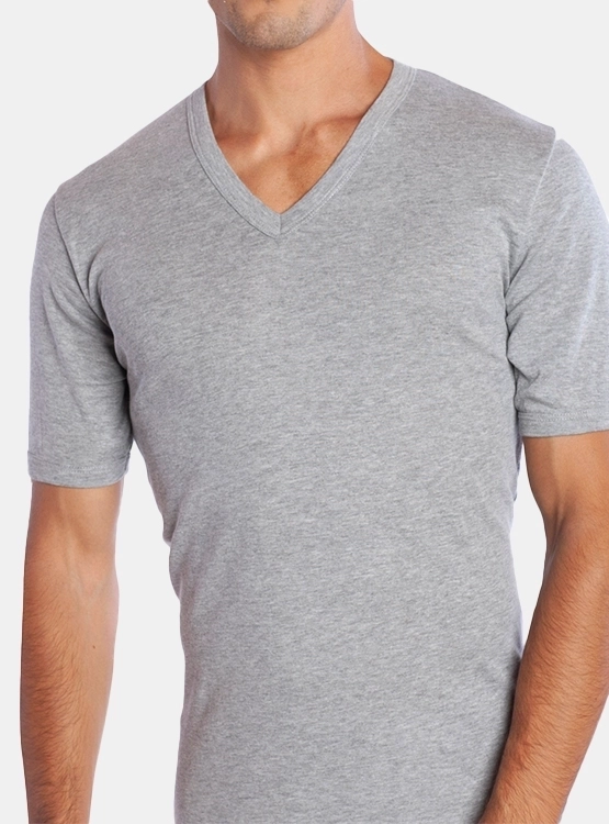 CAMISETA ALGODÓN HOMBRE TAIS ALGODÓN CUELLO V M/