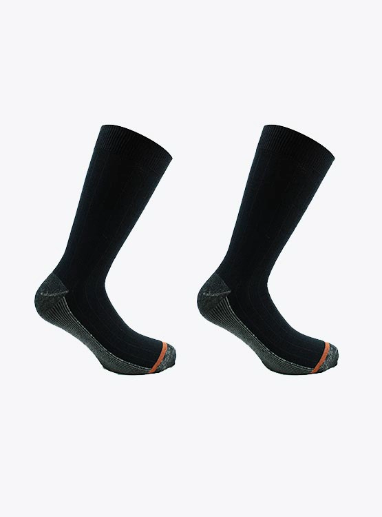 2 PACK CALCETINES HOMBRE MONARCH COBRE ALGODON L/A LISO - 1