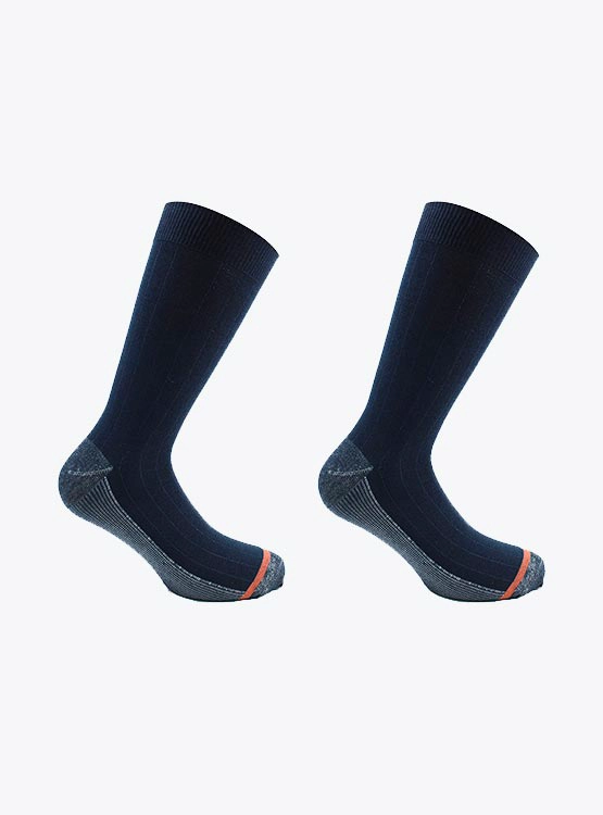 2 PACK CALCETINES HOMBRE MONARCH COBRE ALGODON L/A LISO - 1