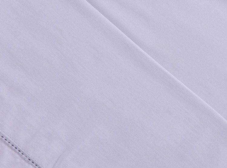 JUEGO DE SÁBANAS FABRICS 1.5 PLAZAS 400 HILOS ALGODÓN GRIS CLARO LISO - 2