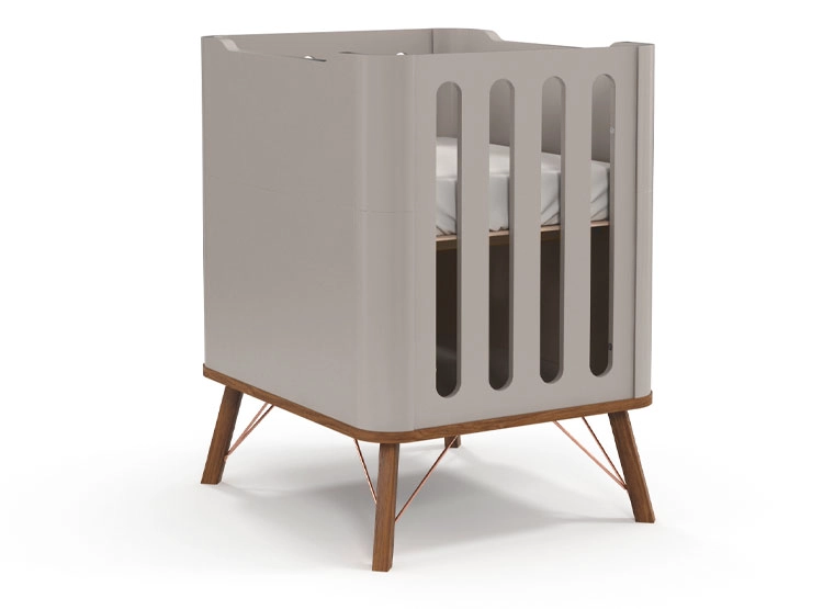 CUNA KIDSCOOL 3 EN 1 ALBI GRIS - 2