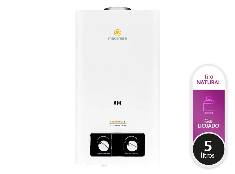 CALEFONT GAS LICUADO 5 L MADEMSA TIRO NATURAL ESSENTIAL ECO