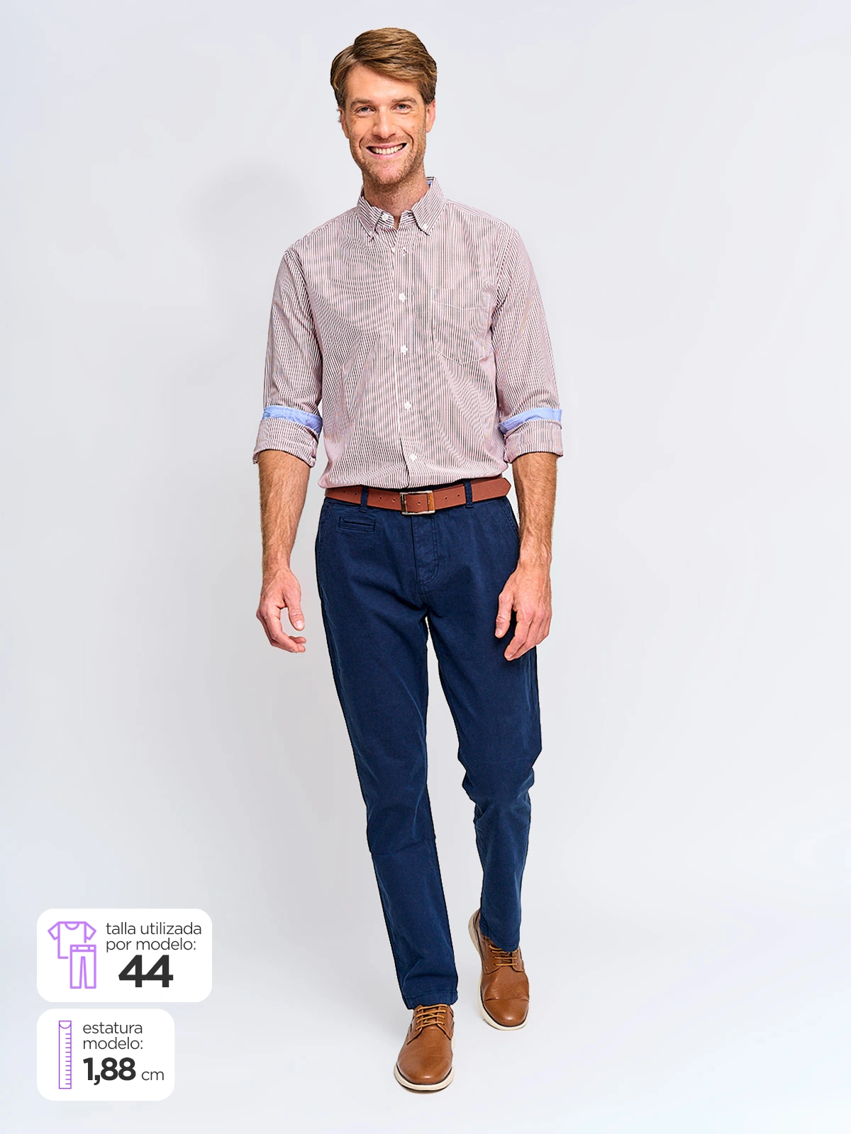 PANTALÓN HOMBRE CACHAREL ALGODÓN SPORT - 1