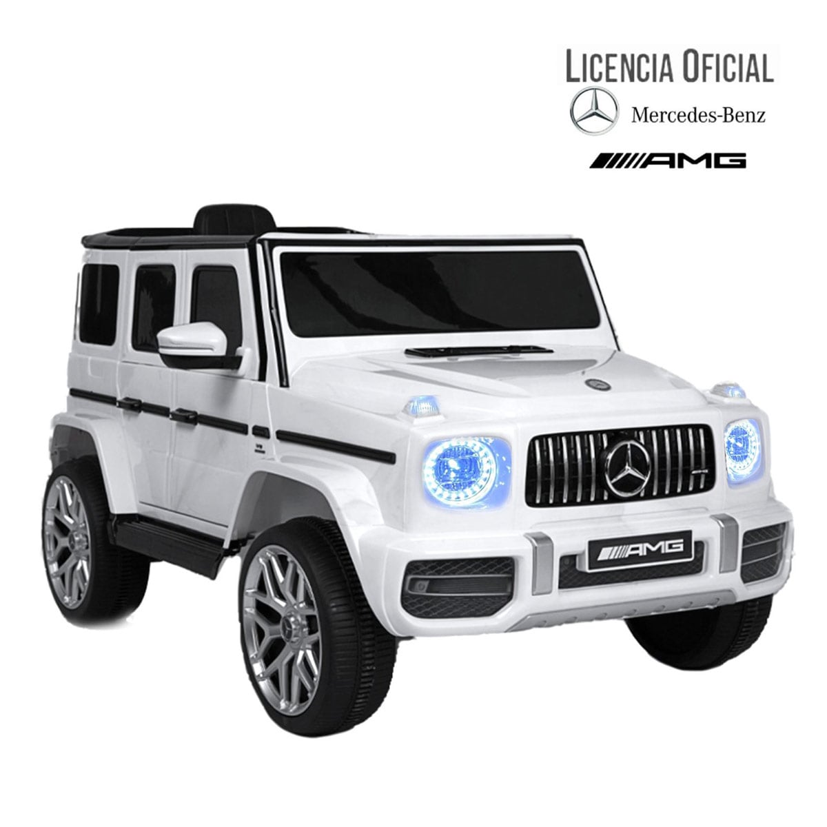 AUTO A BATERIA JEEP MERCEDES G63 BLANCO - 1