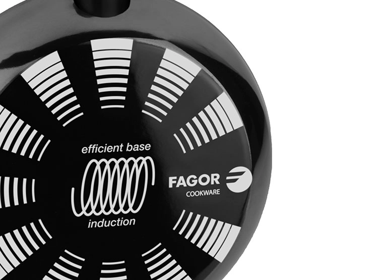SARTEN FAGOR INDUTHERM BLACK METAL 28 ACERO NEGRO - 5