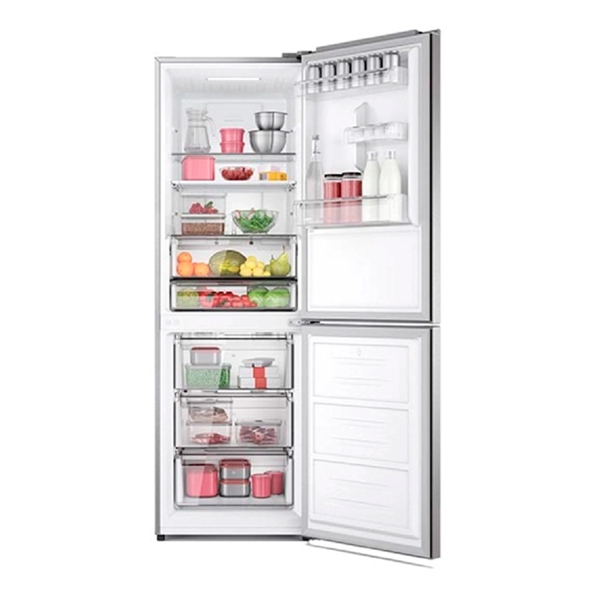 REFRIGERADOR BOTTOM FREEZER FENSA DB60S 323L NO FROST ACERO - 5