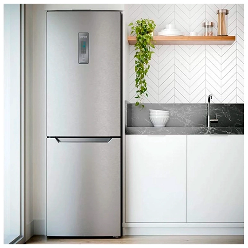 REFRIGERADOR BOTTOM FREEZER FENSA DB60S 323L NO FROST ACERO - 6