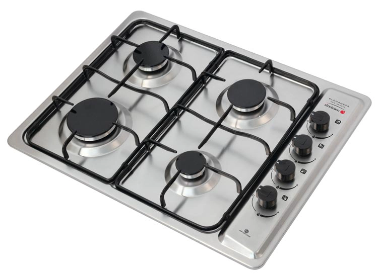 ENCIMERA A GAS SINDELEN CEG-4600 4 PLATOS ACERO - 3