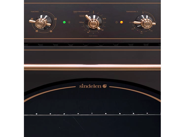 HORNO ELÉCTRICO SINDELEN EMPOTRABLE HE-7220R NEGRO - 2