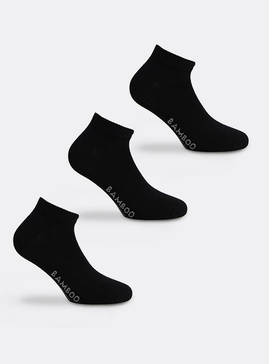 3 PACK CALCETINES ALGODÓN NIÑO MONARCH SOQUETE TRI DEPORTIVO BAMBOO - 1