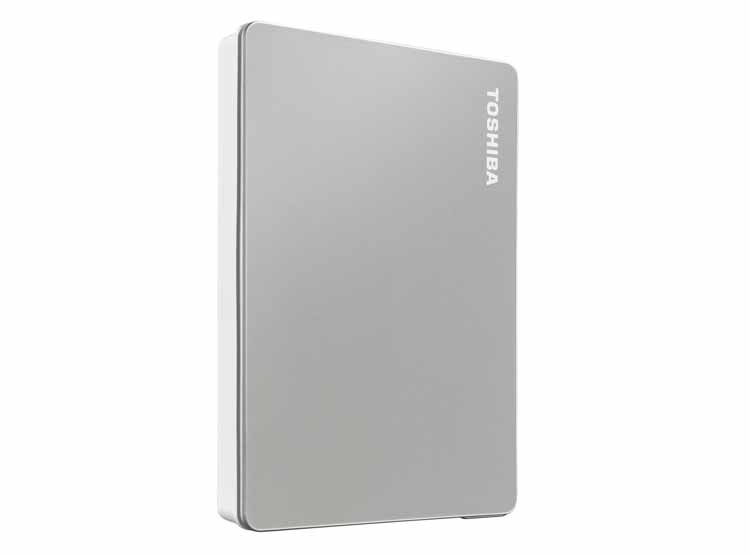 DISCO DURO TOSHIBA PLATA 2TB CANVIO FLEX USB-C/A