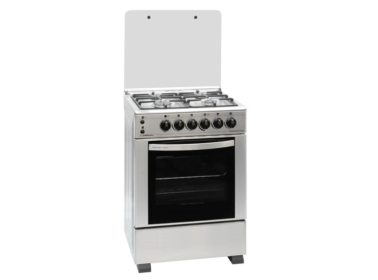 COCINA A GAS SINDELEN CH-6700IN 4 PLATOS ACERO - 2
