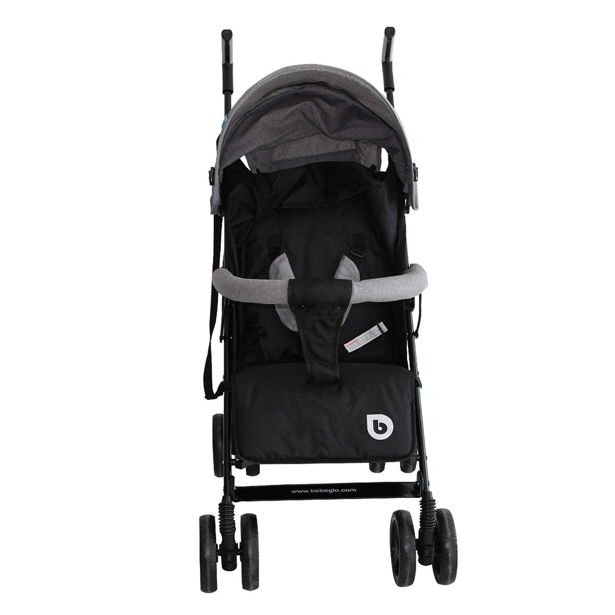 COCHE PARAGÜAS BEBEGLO RS-1395L ACERO GRIS - 4