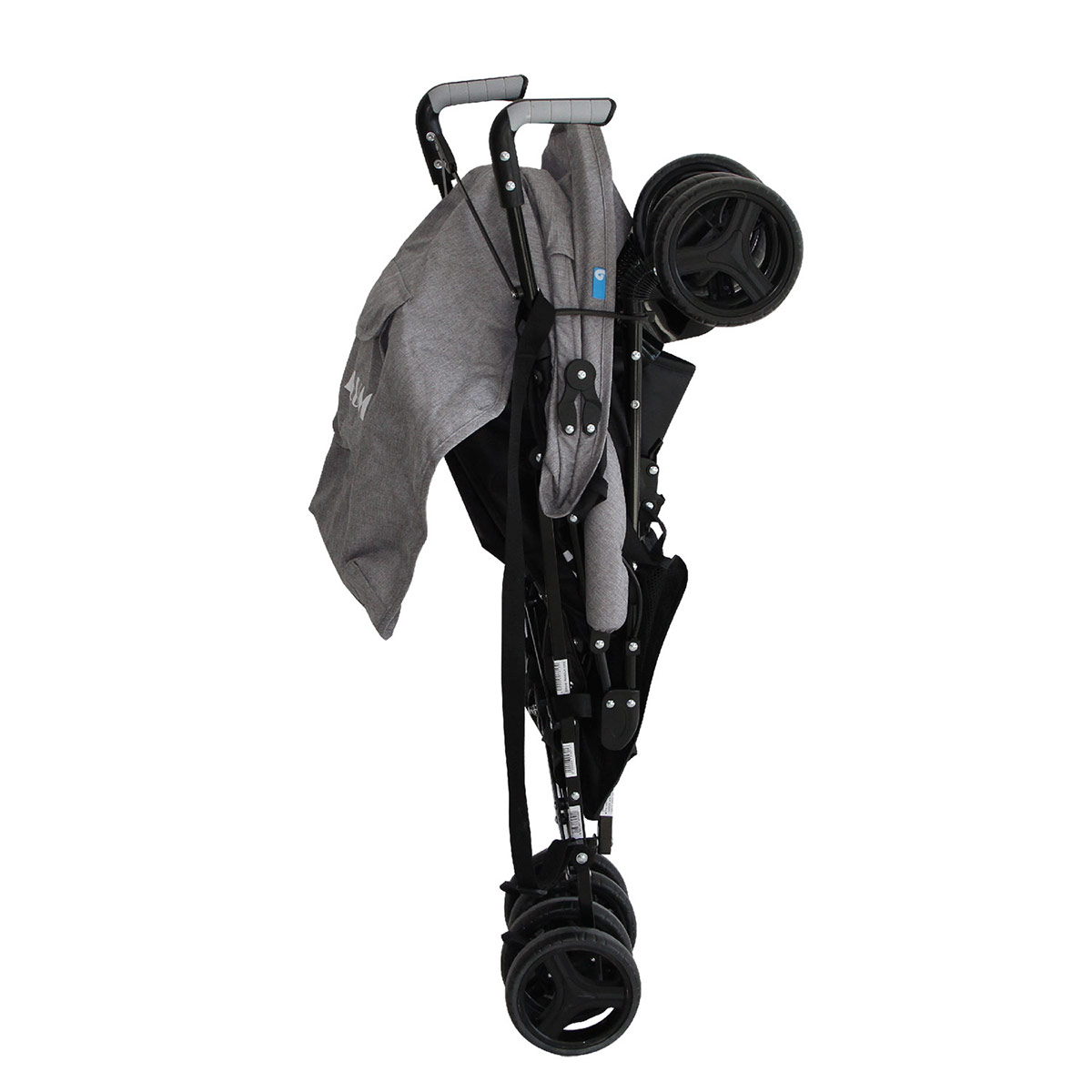 COCHE PARAGÜAS BEBEGLO RS-1395L ACERO GRIS - 8
