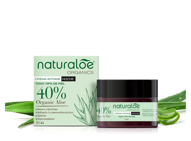 CREMA FACIAL NATURALOE ANTIEDAD HIDRATANTE NOCHE 50 ML - 2