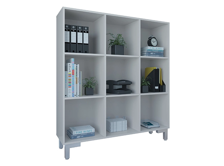 LIBRERO BE DESIGN BIBLIOTECA PRACTIC 6 REPISAS BLANCO - 2